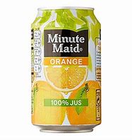 Pack de 24 canettes Minute Maid orange  , 33 cl